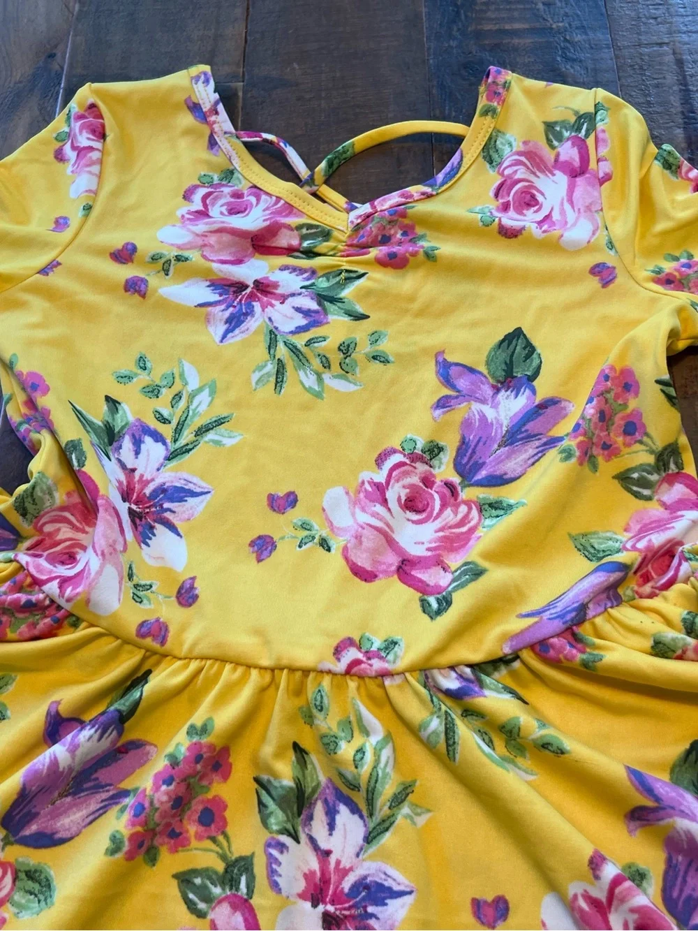 Dot Dot Smile size 7 girls floral Ballerina twirl dress new